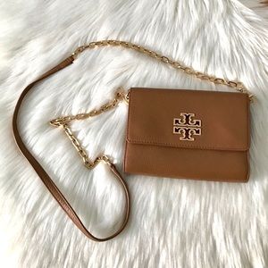Tory Burch Britten Chain Wallet Crossbody Bag